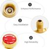 Air Conditioning Refrigerant Safety Valve R410A R22 1/4" 5/16" Refrigeration Charging Safety Liquid Adapter Hand Tool Parts