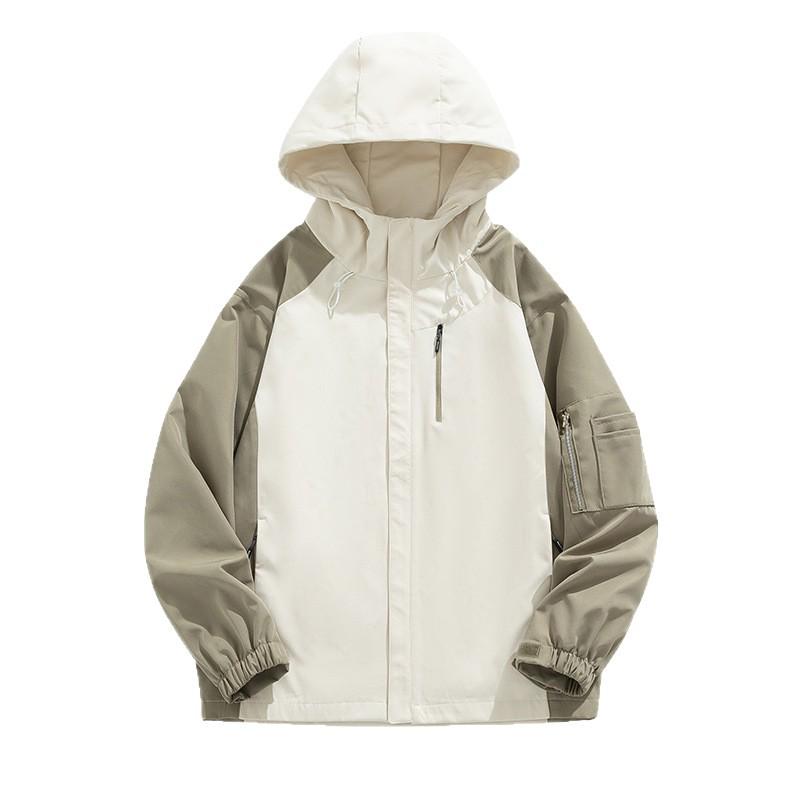 Men's Hooded Jacket: Autumn/Winter 2025, Plus Velvet, Trendy American Style, Outdoor Mountaineering, Casual Workwear.