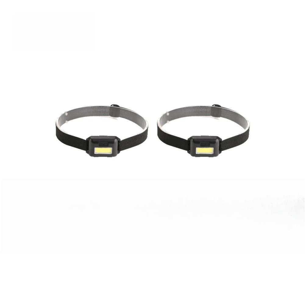 3PCS Outdoor Camping Head Flashlight 3 Modes Strong LED COB Waterproof Headlights Lighting Torch Lamp Mini Night Headlamp