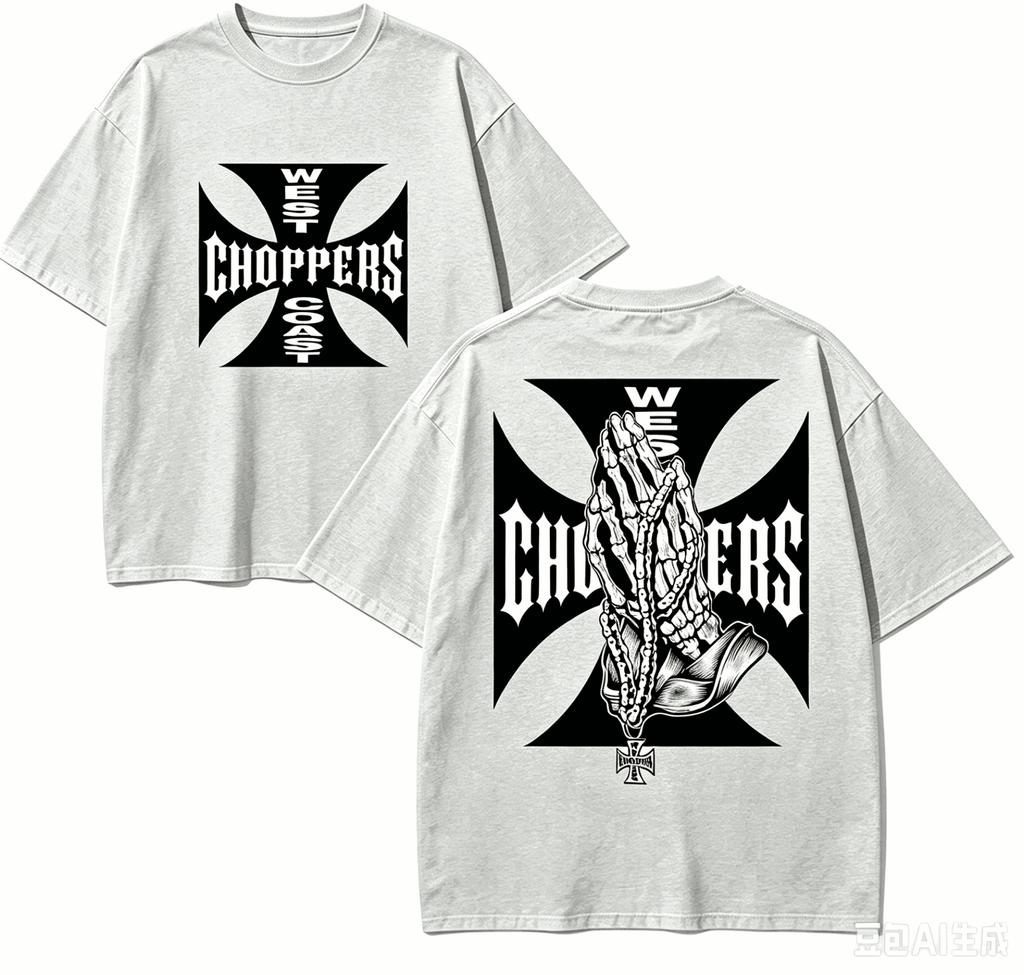 West Coast Choppers Geschenk T-Shirt Herren Damen Harajuku Oversized Unisex Kurzarm Streetwear hohe Qualität Paare heißes Produkt Bequem