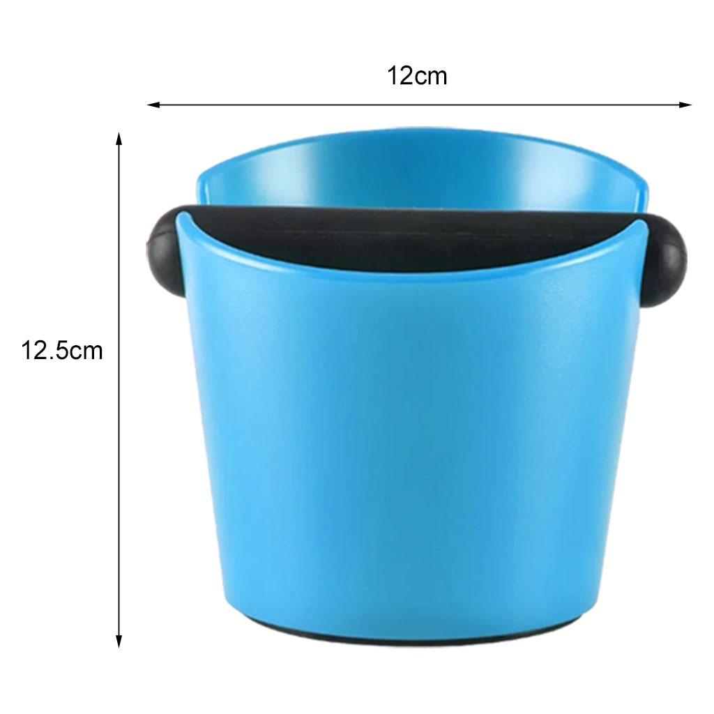 Coffee Knock Box Black Anti Slip Coffee Grind Dump Bin With Detachable Knock Bar Residue Box Coffee Tools Cafe Accessories