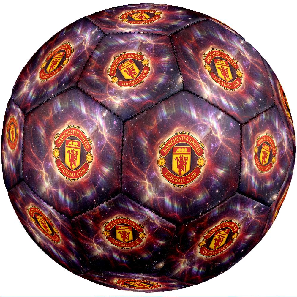 Manchester United Thema Fußballball Größe 5 Fußballball Weiche Haptik Professioneller Trainingsfußball für Outdoor-Sportarten