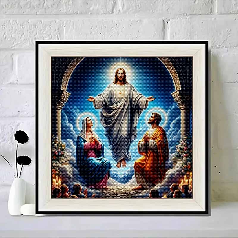 New Arrival 5D DIY Full Circle Diamond Painting "Religious" Embroidery Cross Stitch Home Decor Gift
