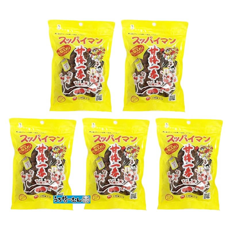 

Uema confectionery shop Suppaiman Sweet plum first 65g 5 bags + Uchinamun sticker Le