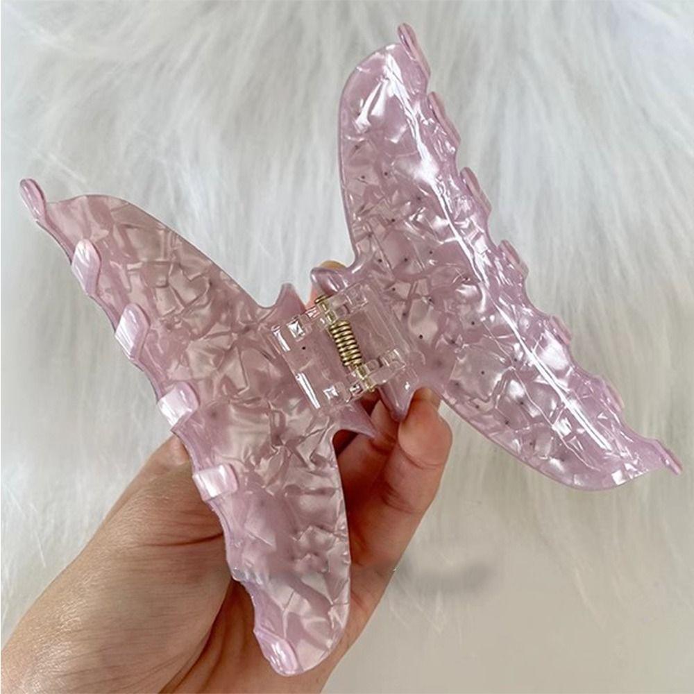 Rhinestone  Hair Claw Hair Clip Acetic Acid Shark Clip Creative   Streetwear