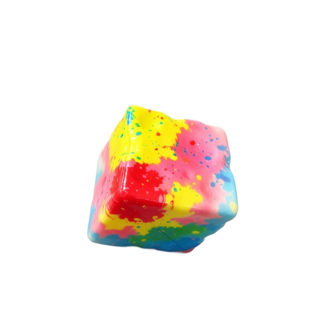 6cm Squishy Maltose Candy Cheese Stress Relief Toy Soft Slow Rising Squeeze Sensory Toy for Relaxation and Focus