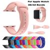 Soft Silicone Sports Replacement Strap Replacement Iwatch Bands for Apple Watch 38mm 42mm