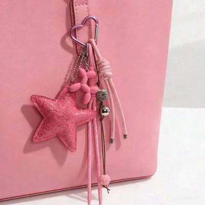 Mini Backpack Hanging Handbag Pendant Bag Pendant Star Faux Leather Bags Accessories