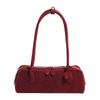 Retro baguette bag autumn and winter new simple suede pillow bag underarm bag women's shoulder bag