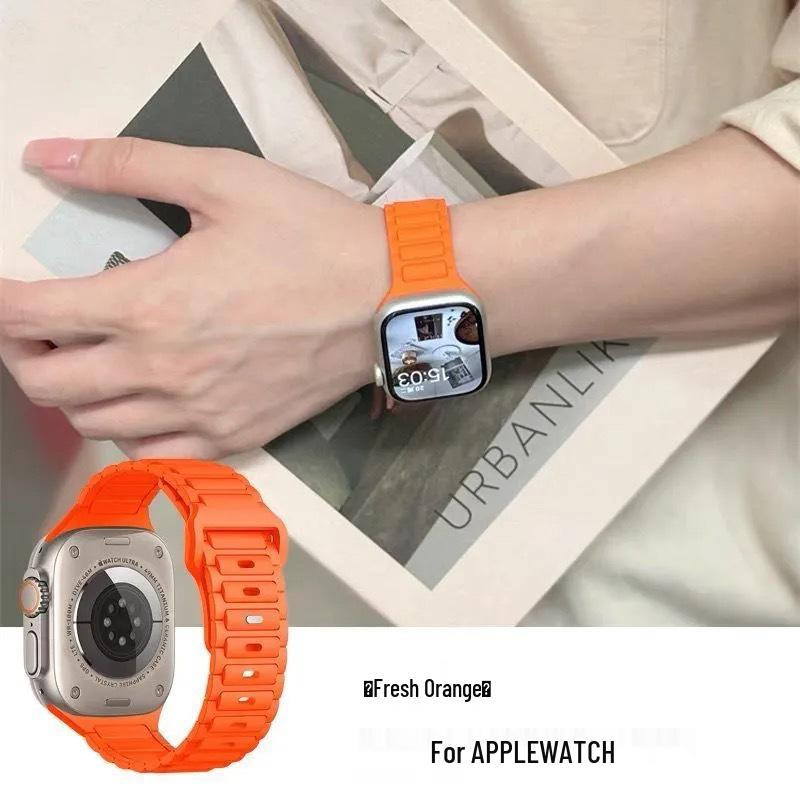 Schlanke Silikon-Sportarmbänder für Apple Watch S10/iWatch9