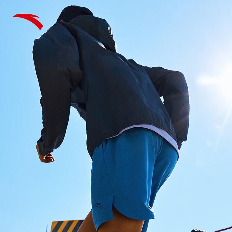 Anta Men's Outdoor Hooded Light Shell Windbreaker