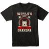 World's Best Pit Bull Grandpa Dog Breed T-Shirt - Pit Bull Terrier Shirt