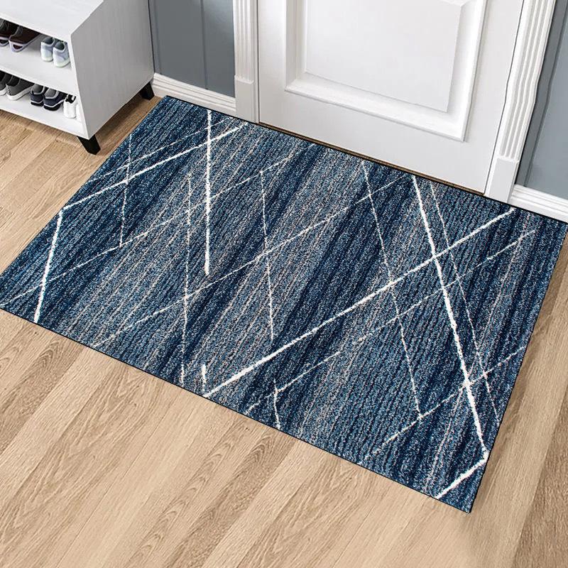 European-style Crystal Velvet Carpet For Entrance, Bathroom And Toilet Door Absorbent Floor Mat For Home Decoration
