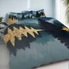 3-Piece Bedding Pillowcase Quilt Cover Set Landscape And Lake Pattern 2D Digital Printing Suitable For Bedroom Dormitory Decor