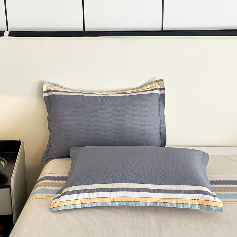 Set of Two Pure Cotton Pillowcases, 48x74cm - Pillow Core Covers [Pair Only]