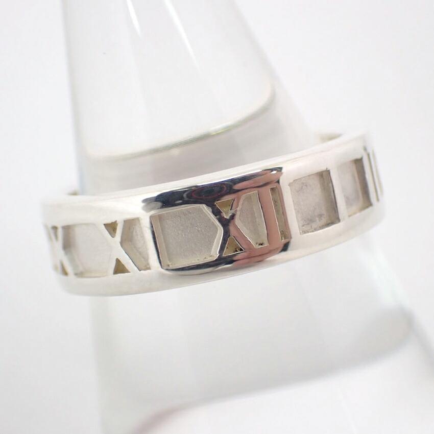 [Used] TIFFANY 925 Atlas Ring / Size 18 / J45-9