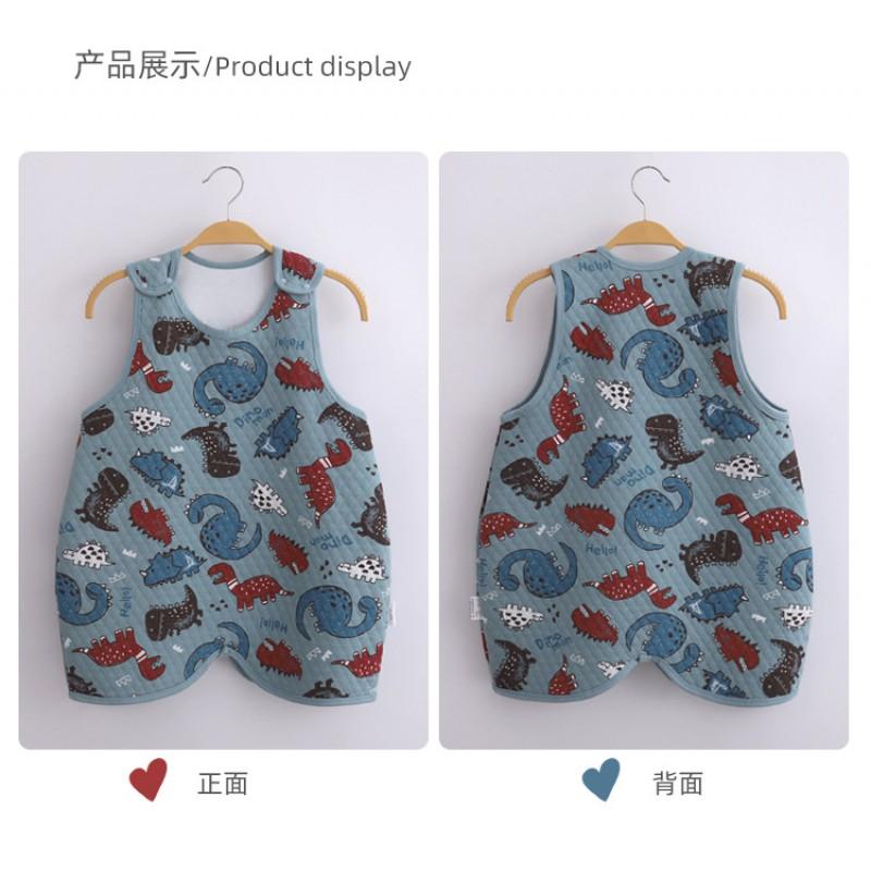 HUXIBEI Dinosaur Cartoon Cotton Sleep Sack Vest Babies Toddlers Kids
