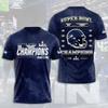 Seattle Seahawk 2025 Super 1Bowl LX Campioni Maglietta 3D S-5XL Stile6