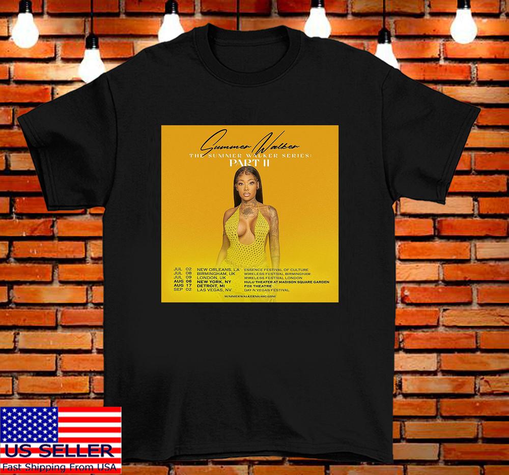 Summer Walker THE SUMMER WALKER SERIES PART 2  T SHIRT FULL SIZE S-5XL Unisex T-Shirt S