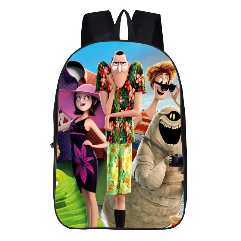 Printed Hostel Backpack, Primary And Secondary School Students Backpack, Cartoon Anime Man