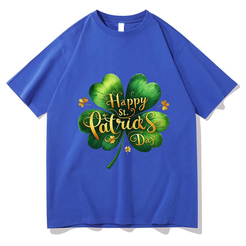 St Patricks Day Graphic Print Tshirts Unisex Women Summer Cotton Clothing Casual Fashion Round Neck Short Sleeved Tee Streetwear