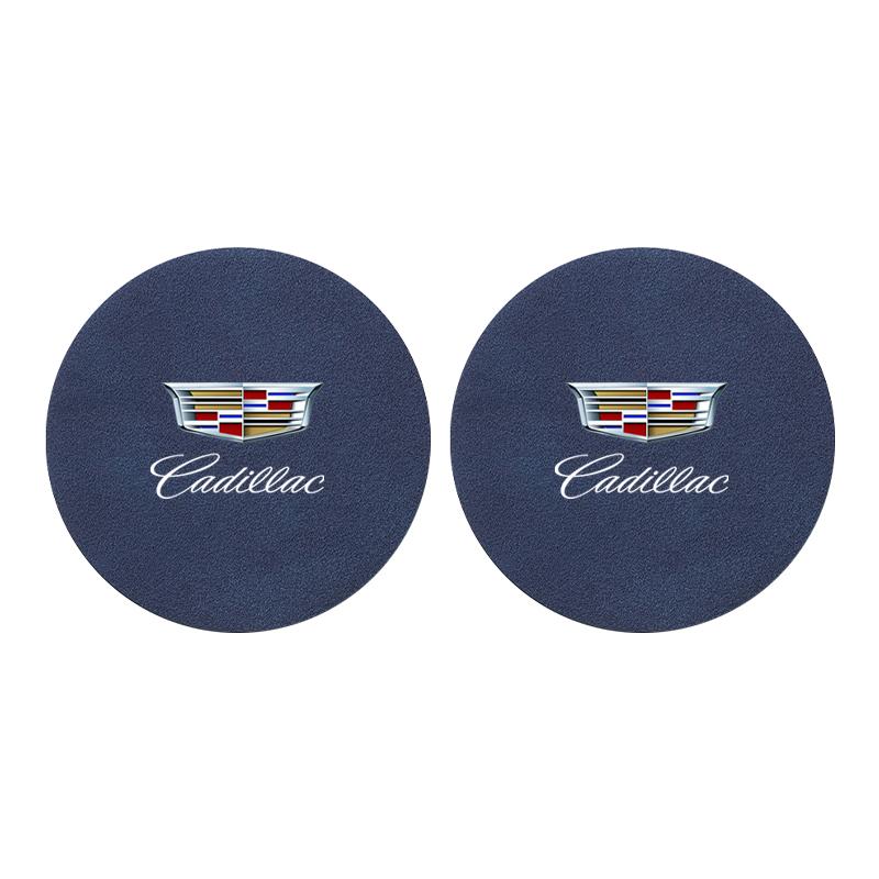 Car Water Cup Pad Non-slip Coaster Accessories For Cadillac CT5 CT6 CTS Seville ATS CT4 XTS Celestiq Ciel Escala SRX XT4 XT5 XT6 XLR ELR Elmiraj EXT