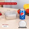 304 Stainless Steel Food Sample Storage Box Set