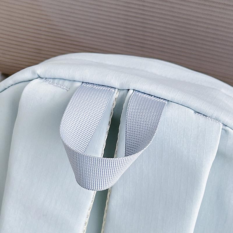 Mochila Escolar de Estudiante con Encaje de Lazo Gran Capacidad para Mujer