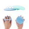 Silikon-Duschbürste, rutschfeste 3-Finger-Massagebürste, Reinigungsschrubber, sanfter Peeling-Handschuh