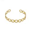 Elegant Star Circle Hollow Bracelet - Versatile European & American Style for Women