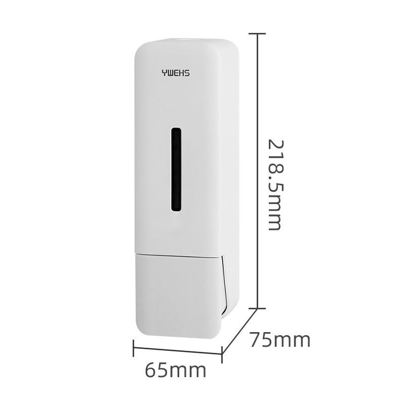 Wall-Mounted Refillable Dispenser for Shampoo, Shower Gel, and Hand Sanitizer