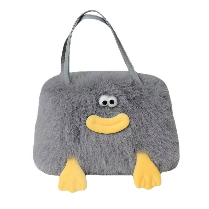 Spersonalizowana Pluszowa Torba na Ramię z Pyskiem Kiełbaski
