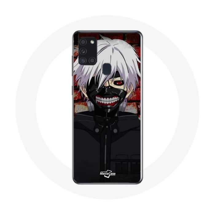 Coque - maniacase - Samsung Galaxy A21S - Tokyo Ghoul - Souple - Noir
