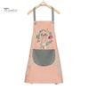 Puntos Cartoon Oil Proof Kitchen Waterproof Wipeable Wreath Rabbit Nail Shop Apron
