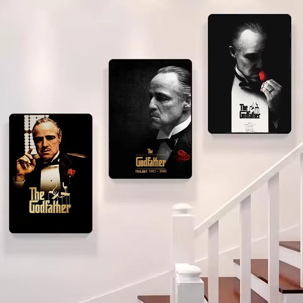 Klasyczni gangsterzy filmowi Ojciec Chrzestny Plakat Sztuka HD obraz na płótnie dekoracja estetyczna do domu salonu sypialni baru