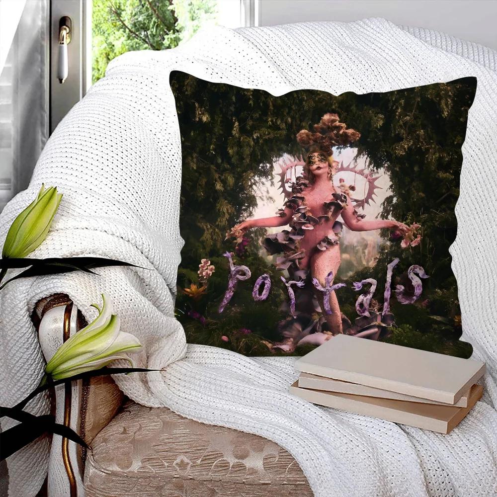1 PZ Federa Cuscino Album Melanie Martinez Gioco Caldo Decorazione Divano Casa Stampa Double-sided Peluche Corto Carino Copricuscino