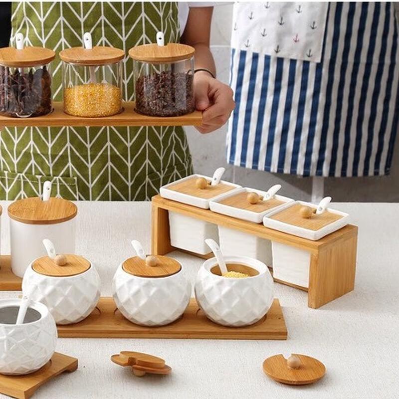 Aiqi Yixuan LIU Ceramic Spice Jar Set