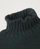 PANICALE Roll Neck Honeycomb Wool Blend Sweater [Green]