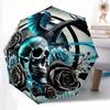 1pc Blue Dragon's Whisper Automatic Opening and Closing Folding - A Good Choice for Gifts, Fashionable and Convenient Umbrella With Cute Cartoon