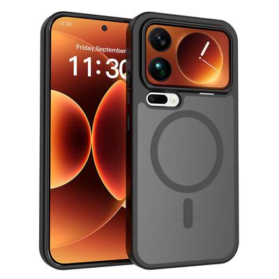 For The New Xiaomi17 Mobile Phone Case with Frosted Skin and Magnetic Suction for Xiaomi17promax Anti-fall Semi-permeable Protective Case