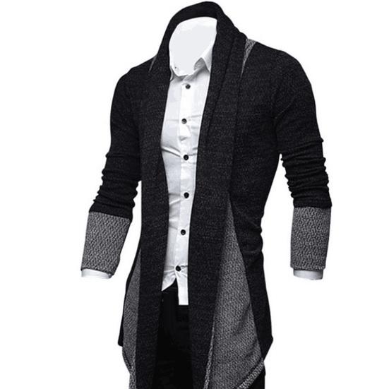 Mantel hautfreundlich lockere Passform bequem lange Ärmel Strickmantel für den Winter