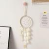 Seashell Wind Chime & Dream Catcher Pendant - Handmade Heart Ornament for Indoor Room Decor