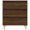 Sideboard in Brown Oak Look 23.6 x 13.8 x 27.6 in (60 x 35 x 70 cm) Engineered Wood