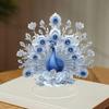 DIY Peacock Ornament 10cm Peacock Desktop Decor New Peacock Standee  Home Living Room Decoration