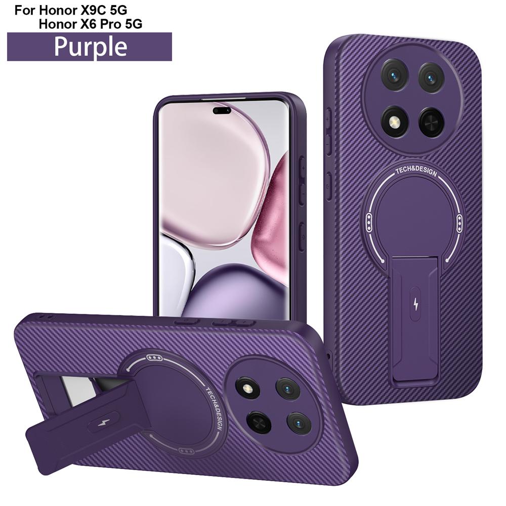 For Honor Magic7 Lite 5G Case Magnetic Stand Holder Armor Bracket Case For Honor Magic 7 Lite Magsafe Wireless Charge Cover