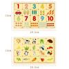 Kids Number Animal Cognitive Matching Puzzle Montessori Concentration Memory Training Wooden Educational Toys for Children