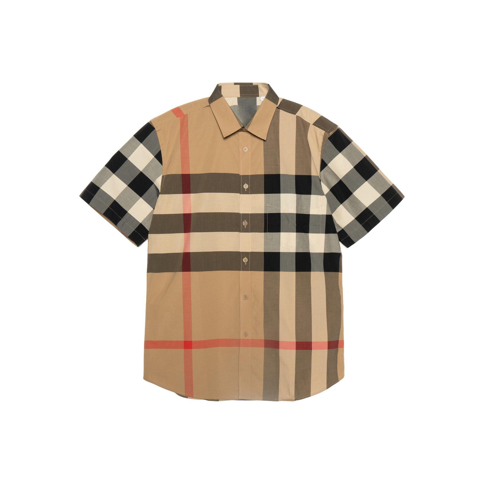 Burberry SS20 Shirt Men`s Khaki 80173221