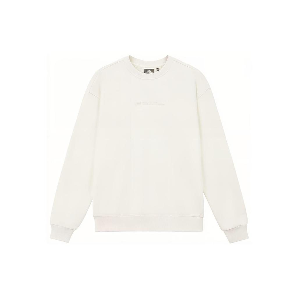 New Balance Sweatshirts Men's White Crew Neck Moderate Regular 5CD37231-IV