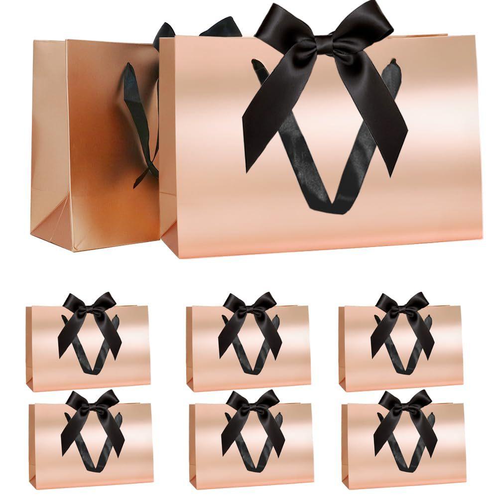 Gift Bag Set, Handheld, Large, Birthday Gift, Anniversary, Ribbon Paper Bag, Gift Bag, Luxury