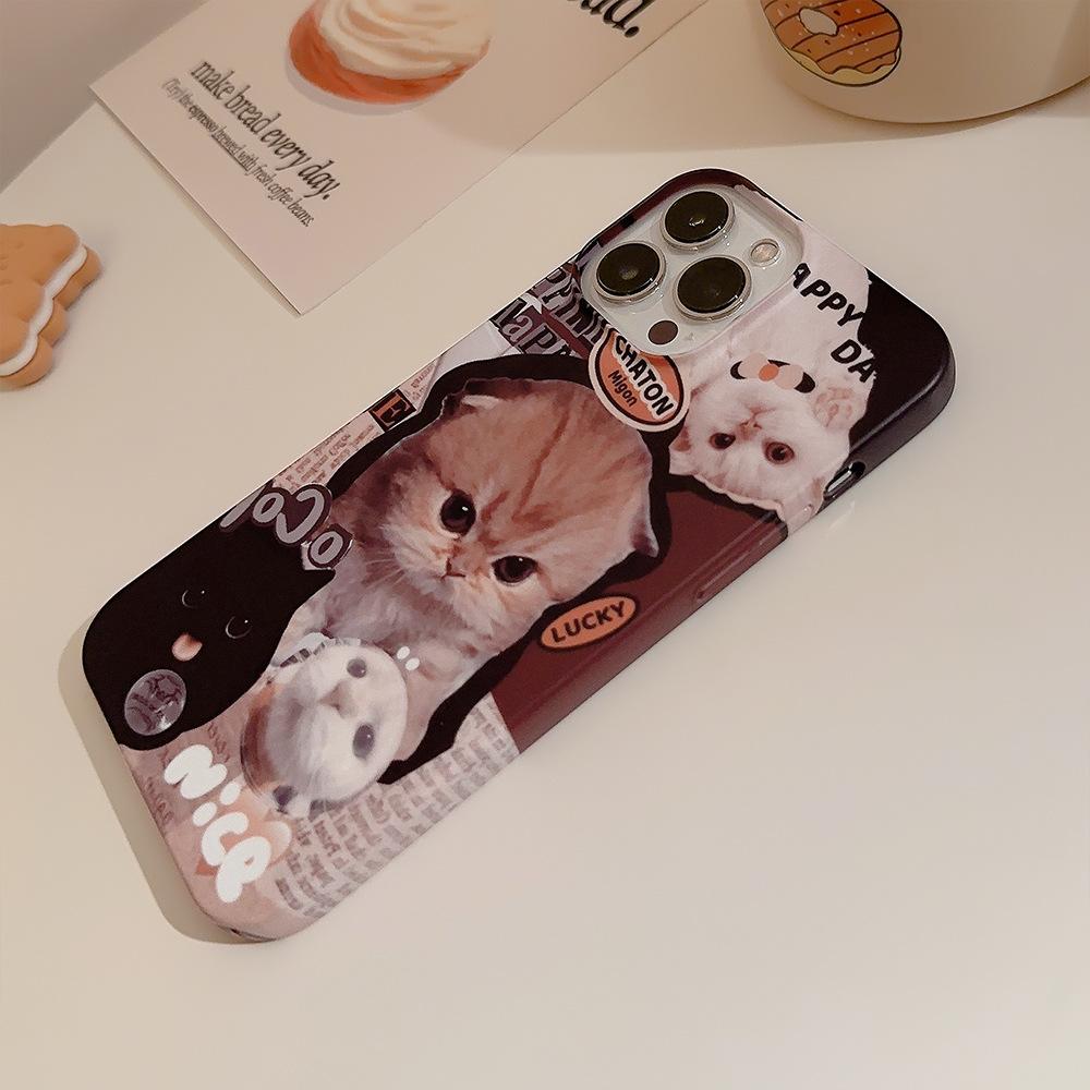 Kitty Kitty Suitable for 13 IPhone Cell IPhone 15 Promax Cute 16 Film 11 Frosted 14 Hard